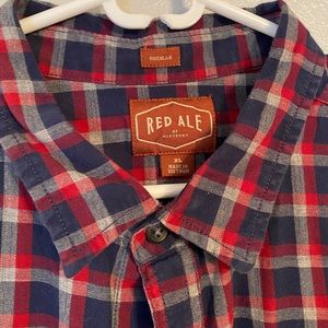 RED ALE by Alesbury Long Sleeve Button Down